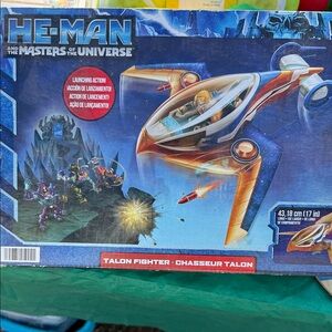 Mattel Talon Fighter with Red and Blue Accents